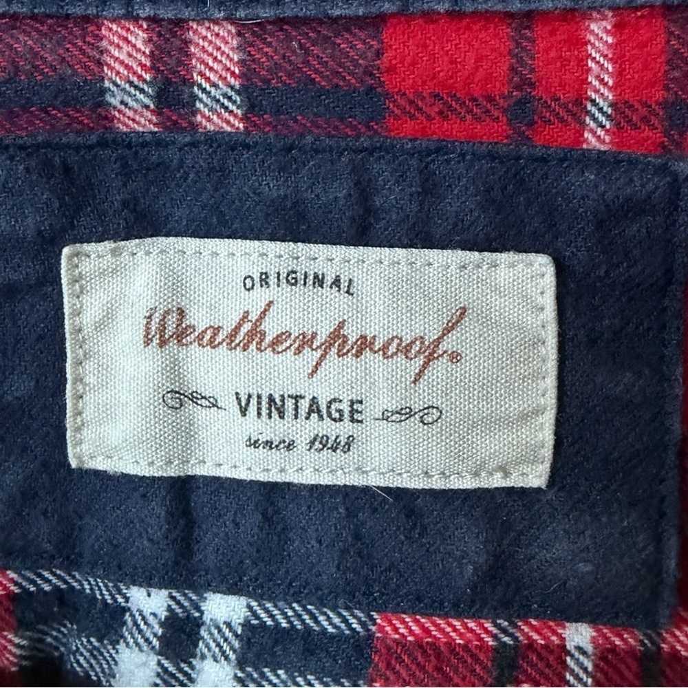 Weatherproof Vintage Plaid Flannel Red Women’s Size XXL - Picture 9 of 9